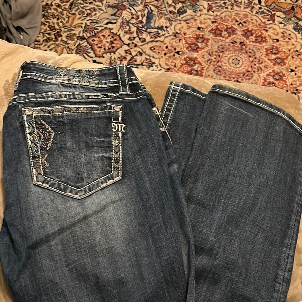 Miss Me bootcut jeans with beading